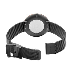 Obaku Trae Charcoal Quartz Men's Watch -  V245GXBBMB