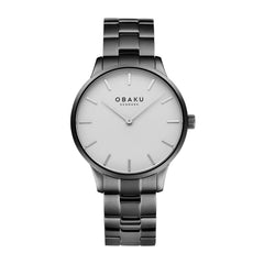 Obaku Lyng Slate Quartz Men's Watch -  V247GXUISU