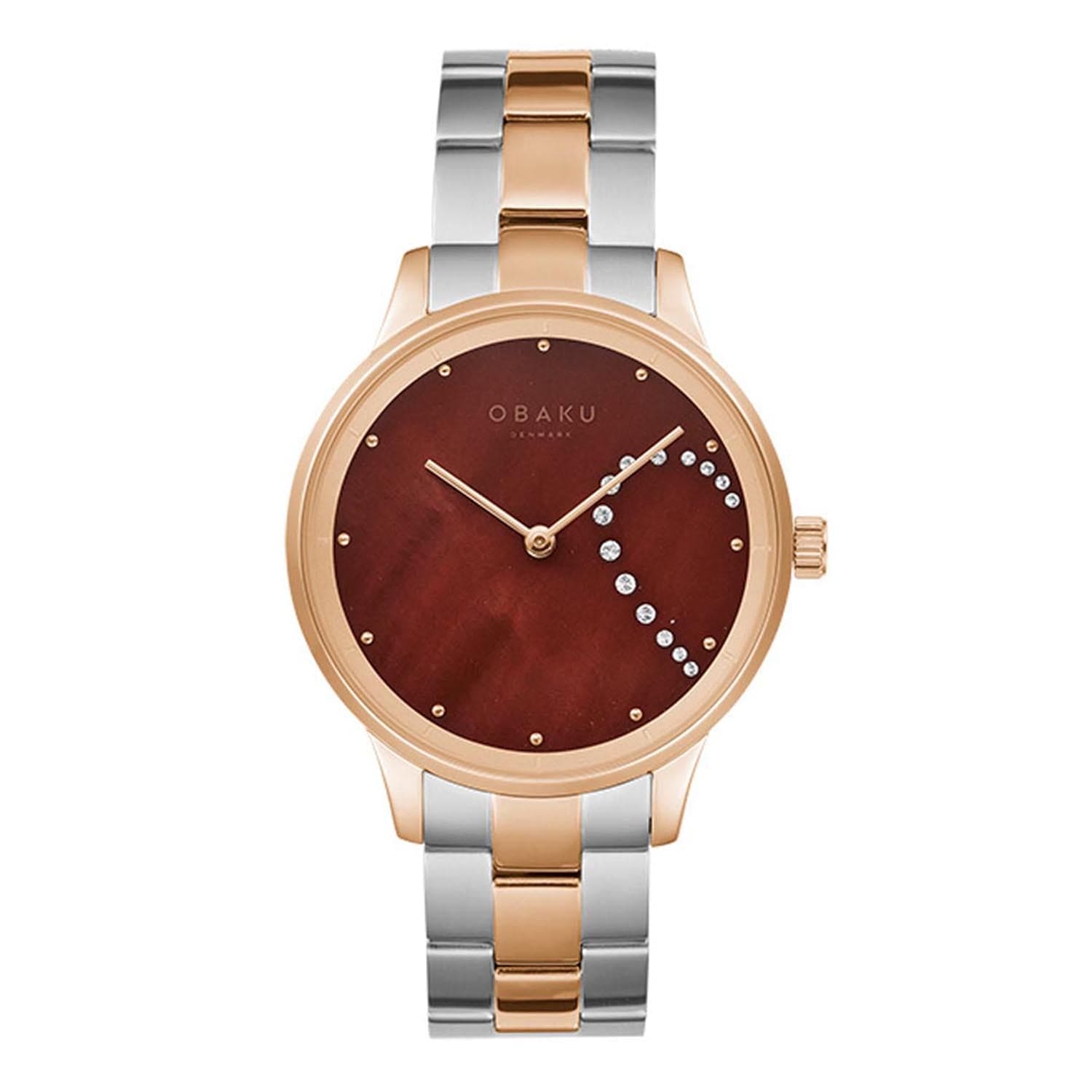 Obaku Lyng Crystal Quartz MOP Women's Watch - V247LHVNSH