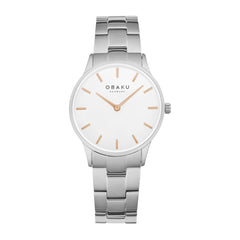 Obaku Lyng Lille Peach Quartz Women's Watch - V247LXCISC
