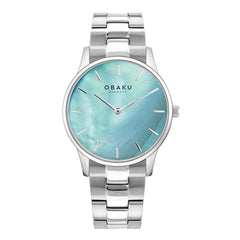 Obaku Lyng Lille Cambridge Quartz MOP Women's Watch - V247LXCMSC