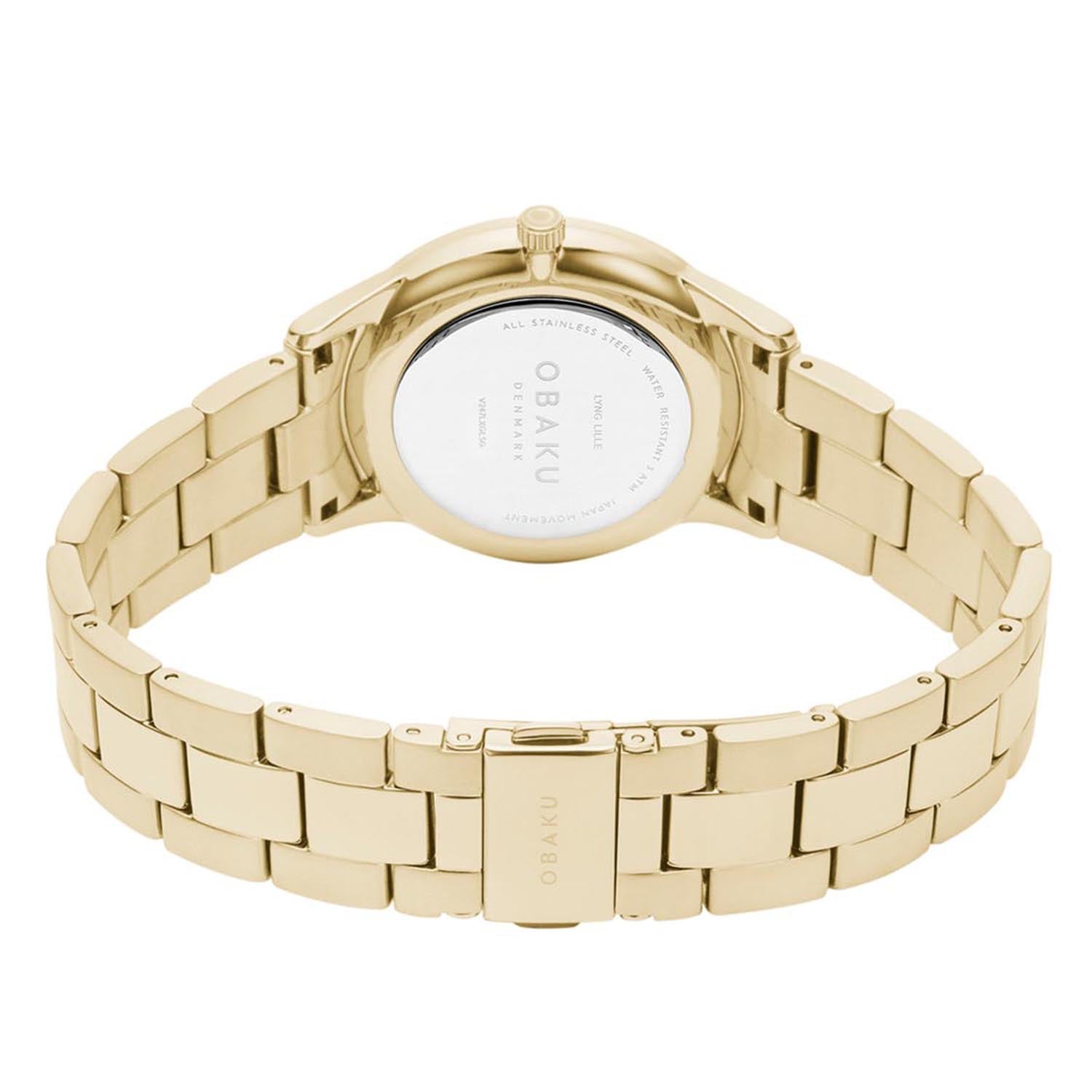 Obaku Lyng Lille Beryl Quartz MOP Women's Watch - V247LXGLSG