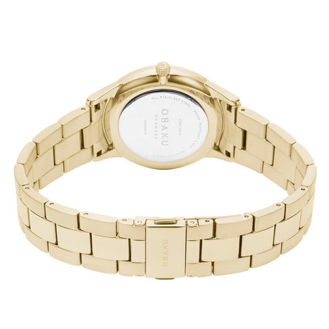 Obaku Lyng Lille Beryl Quartz MOP Women's Watch - V247LXGLSG