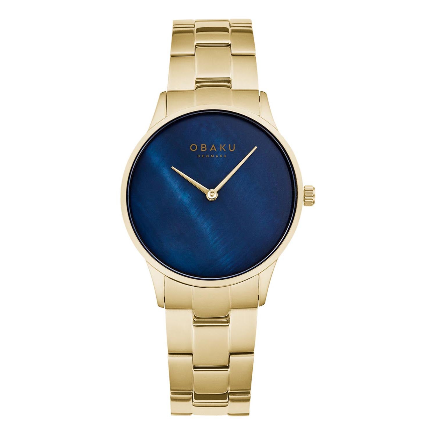 Obaku Lyng Lille Beryl Quartz MOP Women's Watch - V247LXGLSG