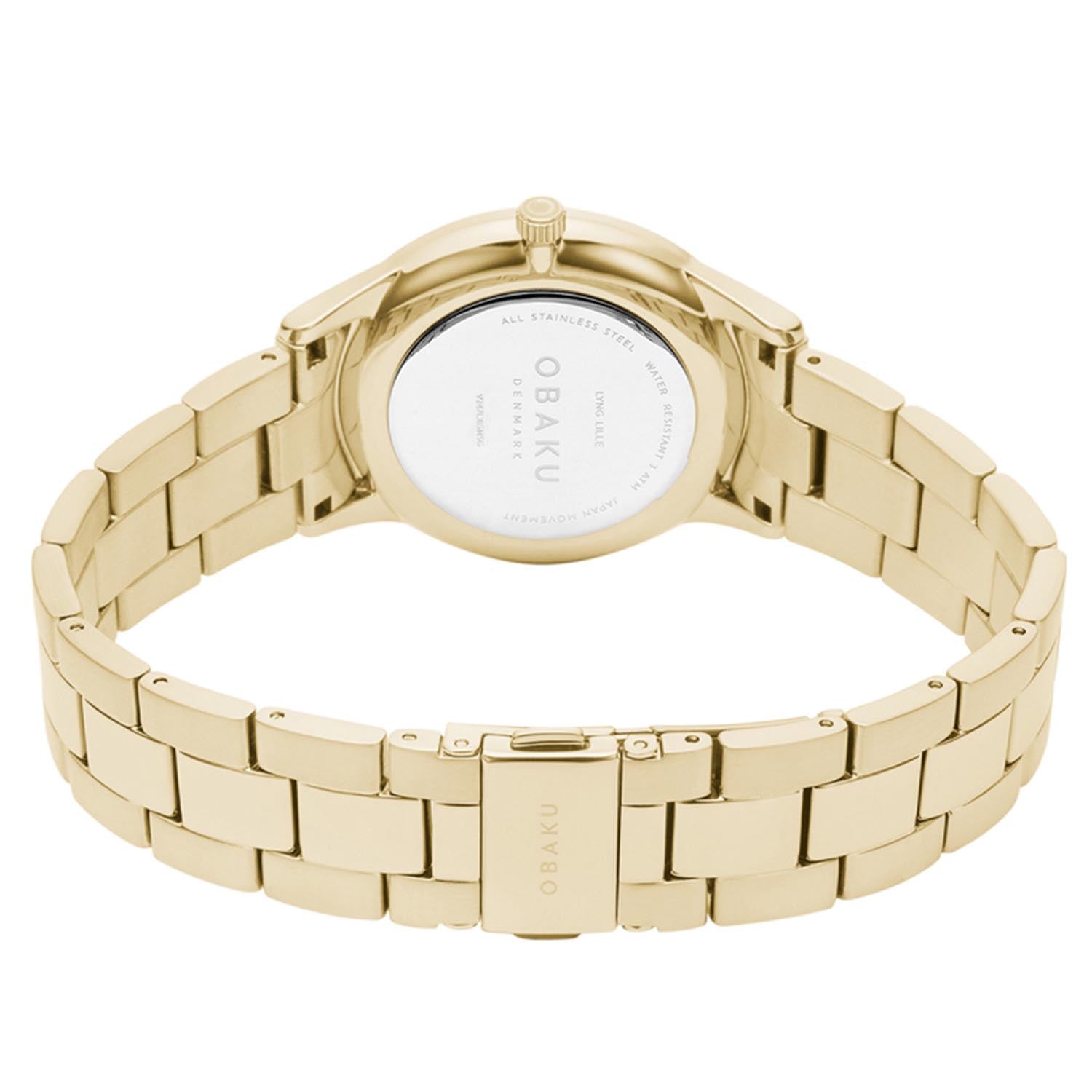 Obaku Lyng Lille Avery Quartz MOP Women's Watch - V247LXGMSG
