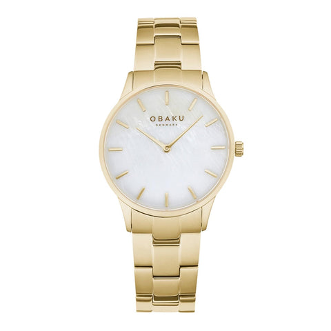 Obaku Lyng-Gold Quartz Women's Watch -  V247LXGWSG