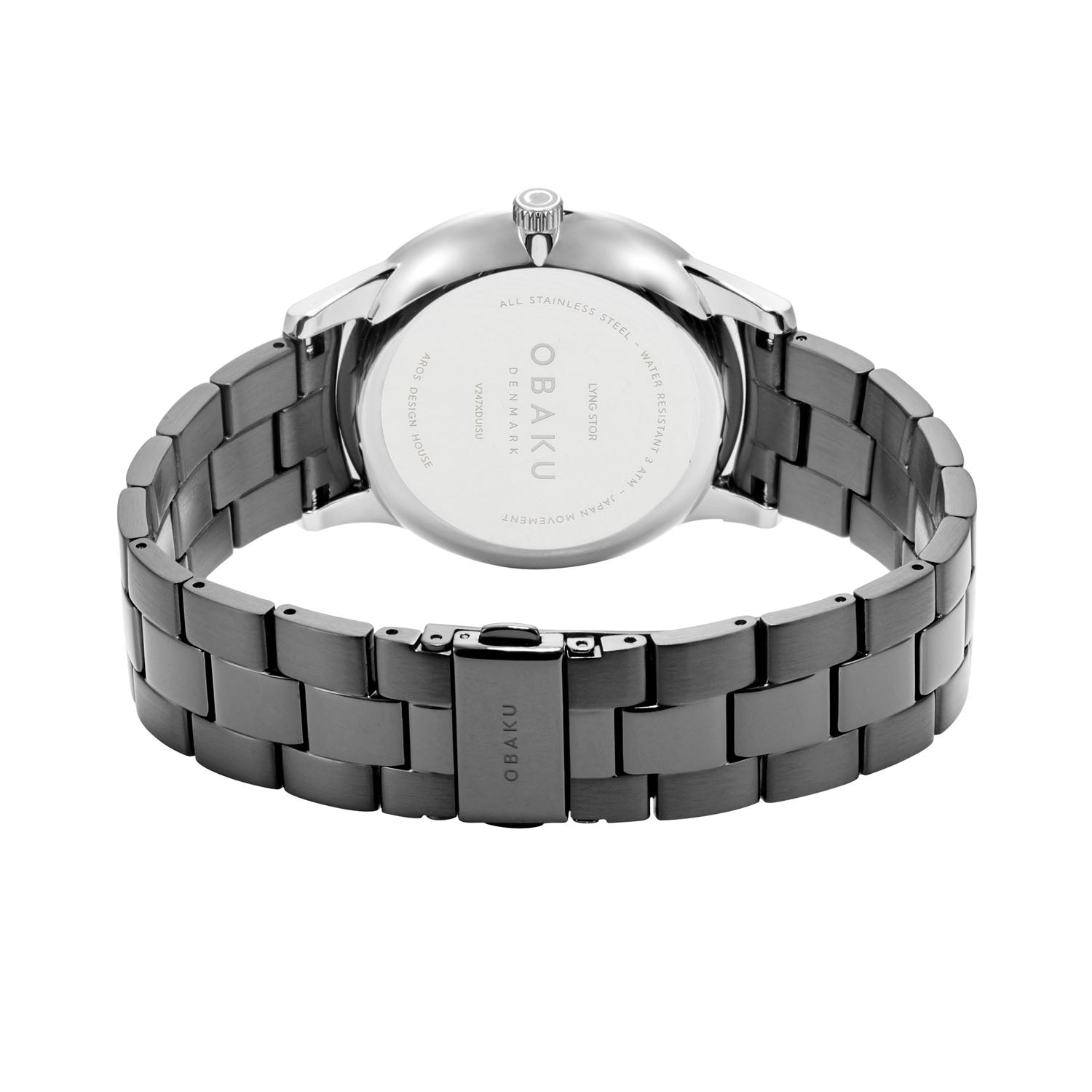 Obaku Lyng Stor Slate Quartz Men's Watch -  V247XDUISU