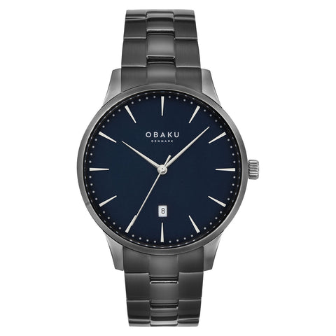 Obaku Lyng Stor Phanton Quartz Men's Watch -  V247XDULSU