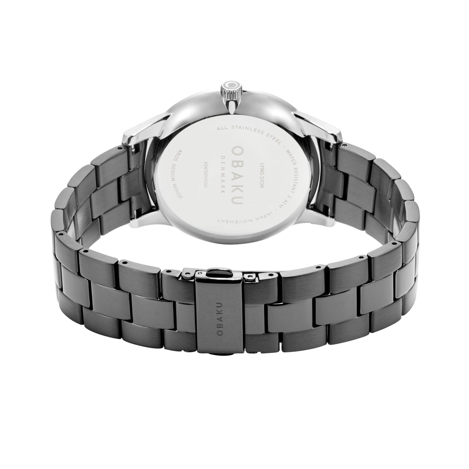 Obaku Lyng Stor Smokey Quartz Men's Watch -  V247XDUUSU