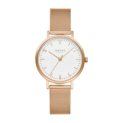 Obaku Brink Lille Rose Quartz Women's Watch - V248LXVIMV