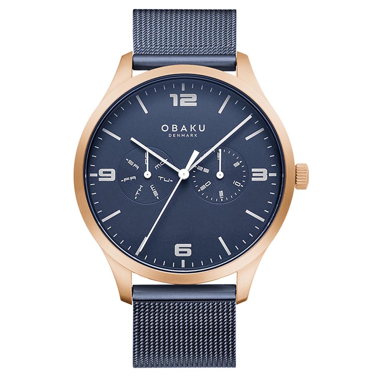 Obaku Ask Ocean Multifunction Men's Watch -  V249GMVLML