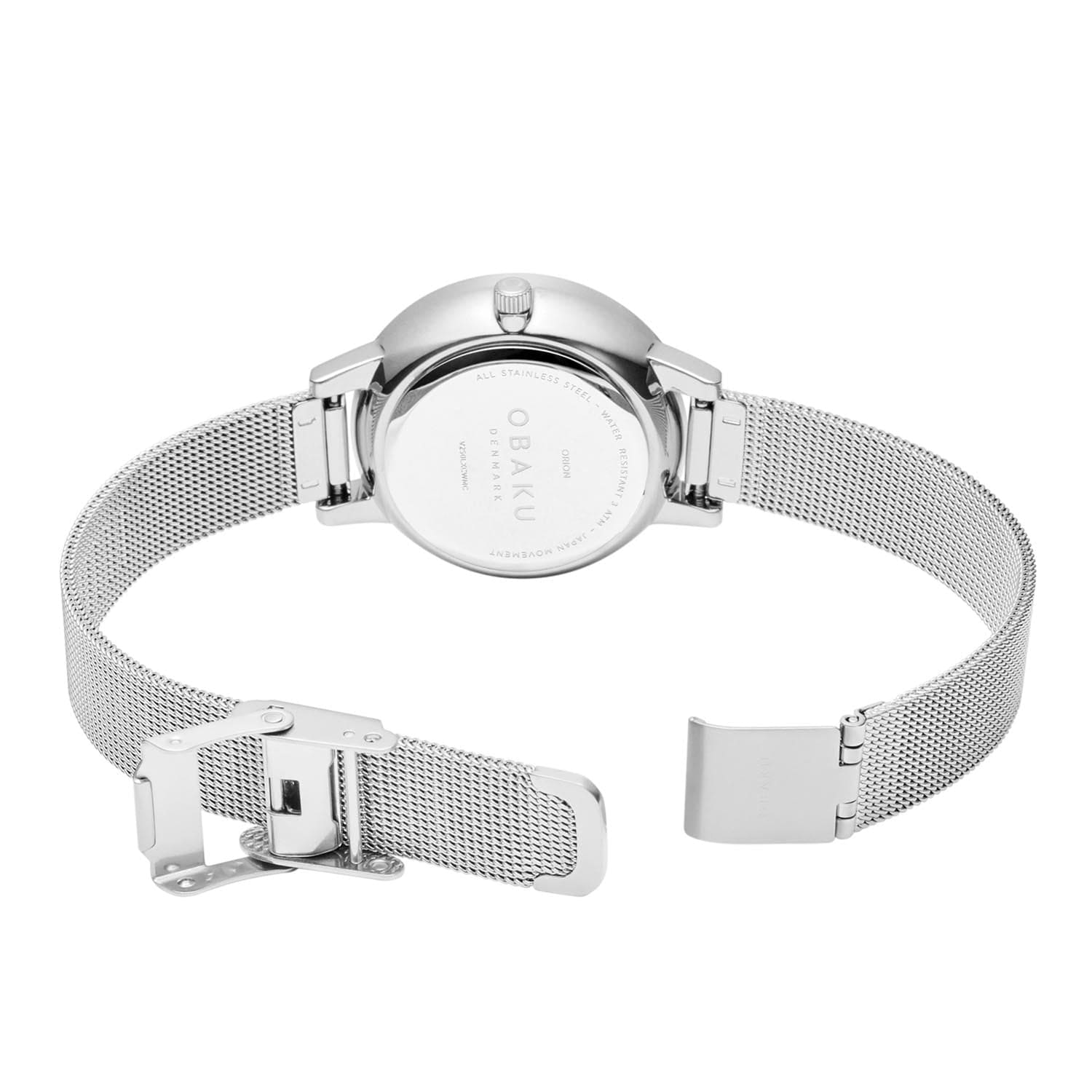 Obaku Orion Steel Quartz Women's Watch -  V250LXCWMC