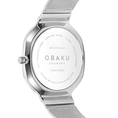 Obaku Oktant Lille-Onyx Quartz Women's Watch -  V253LXCBMC