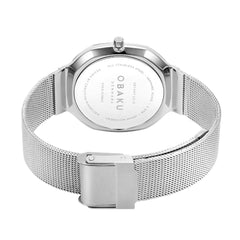Obaku Oktant Lille-Onyx Quartz Women's Watch -  V253LXCBMC
