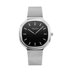 Obaku Oktant Lille-Onyx Quartz Women's Watch -  V253LXCBMC