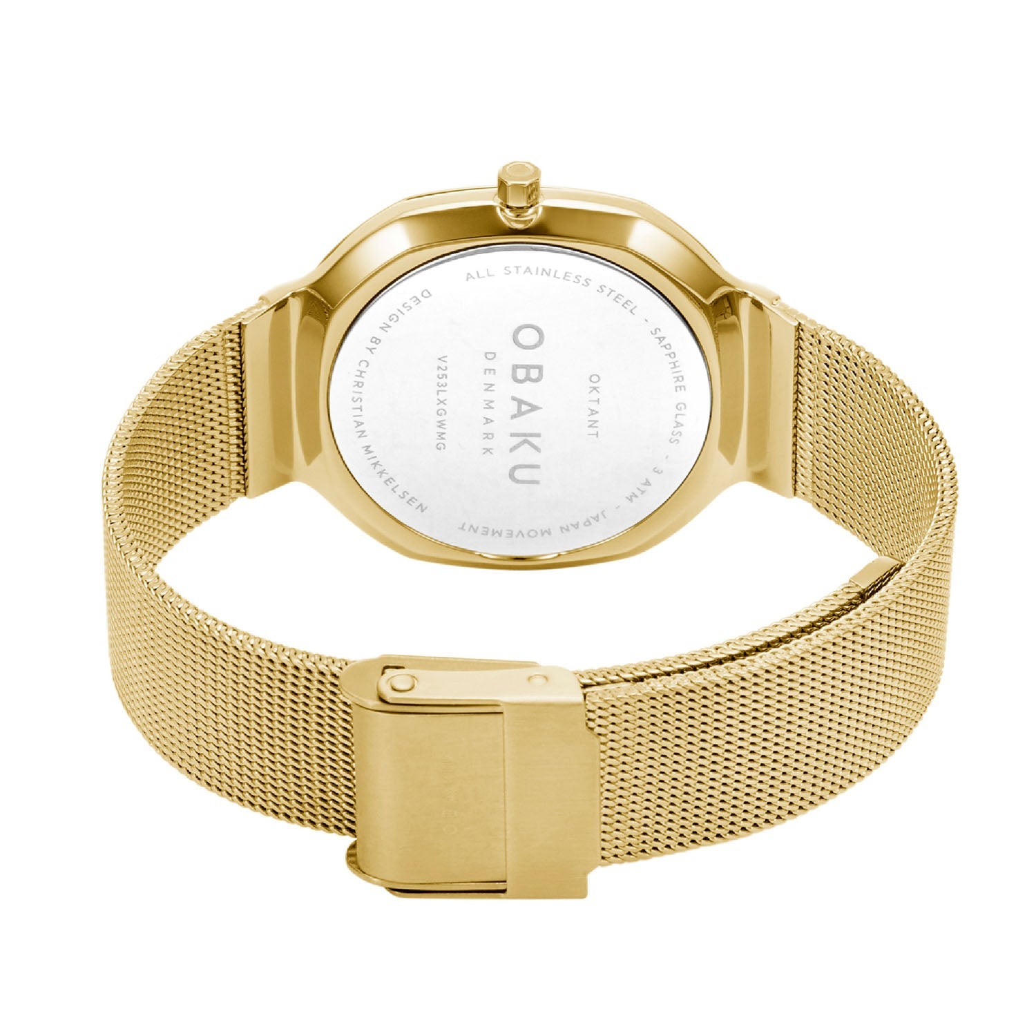 Obaku Oktant Lille-Gold Quartz Women's Watch -  V253LXGWMG