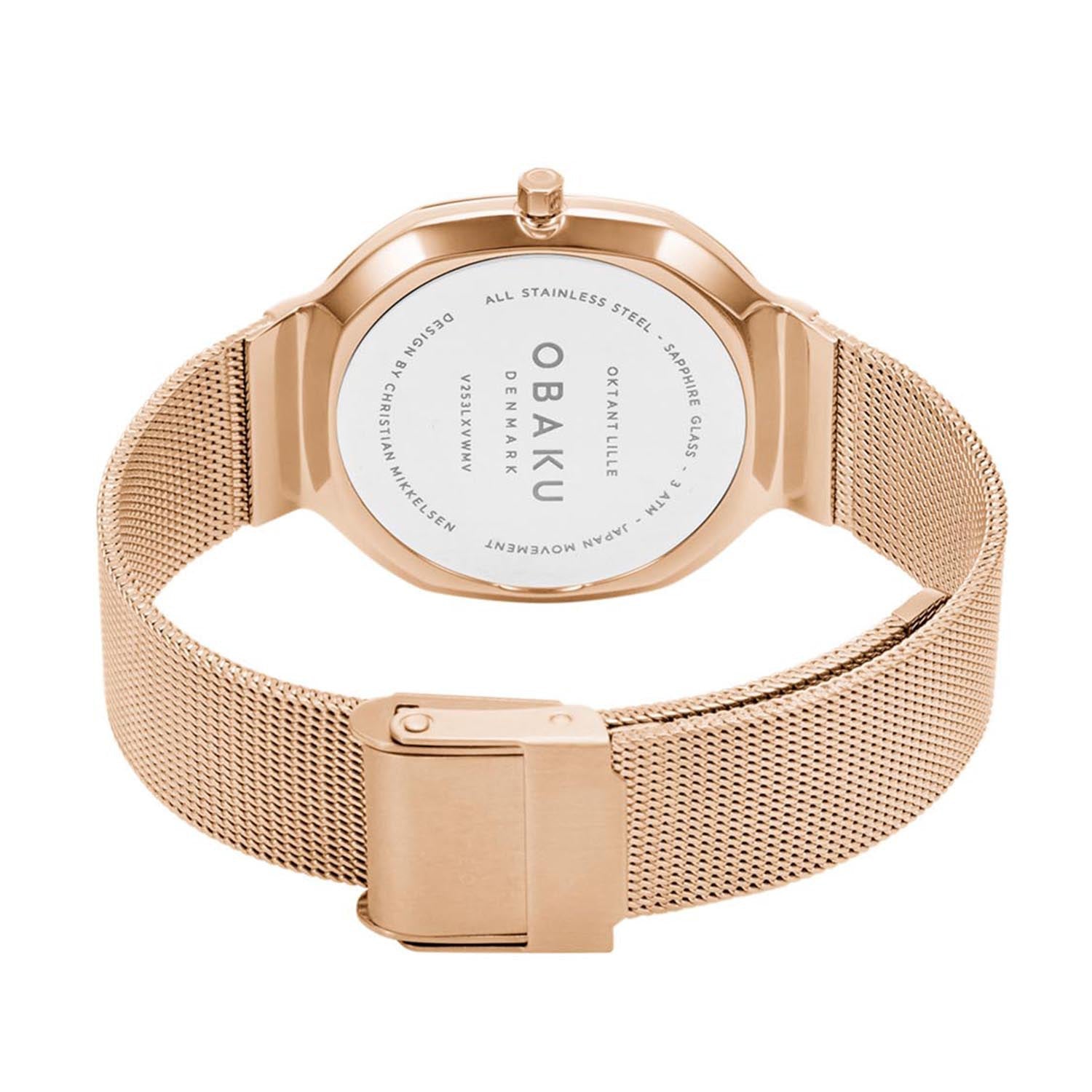 Obaku Oktant Lille Rose Quartz Women's Watch -  V253LXVWMV