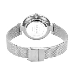Obaku Diamant Steel Quartz Women's Watch -  V256LXCIMC