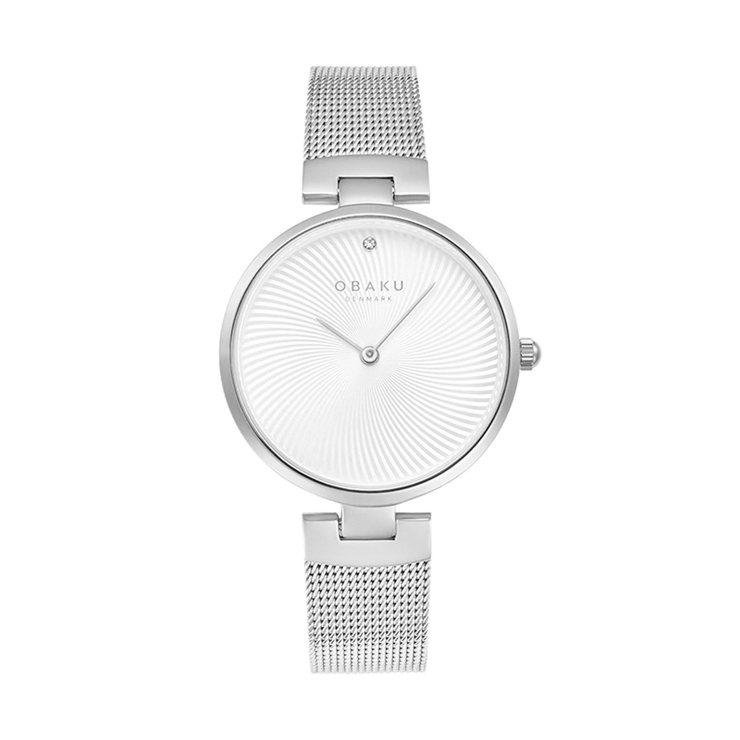 Obaku Diamant Steel Quartz Women's Watch -  V256LXCIMC