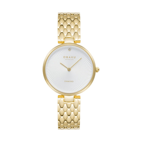 Obaku Diamant Cider Quartz Women's Watch -  V256LXGISG