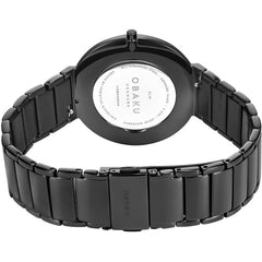 Obaku Klip Dark Quartz Men's Watch -  V258GXBBSB