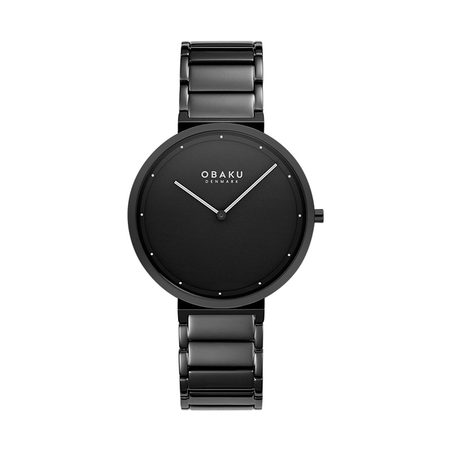 Obaku Klip Dark Quartz Men's Watch -  V258GXBBSB