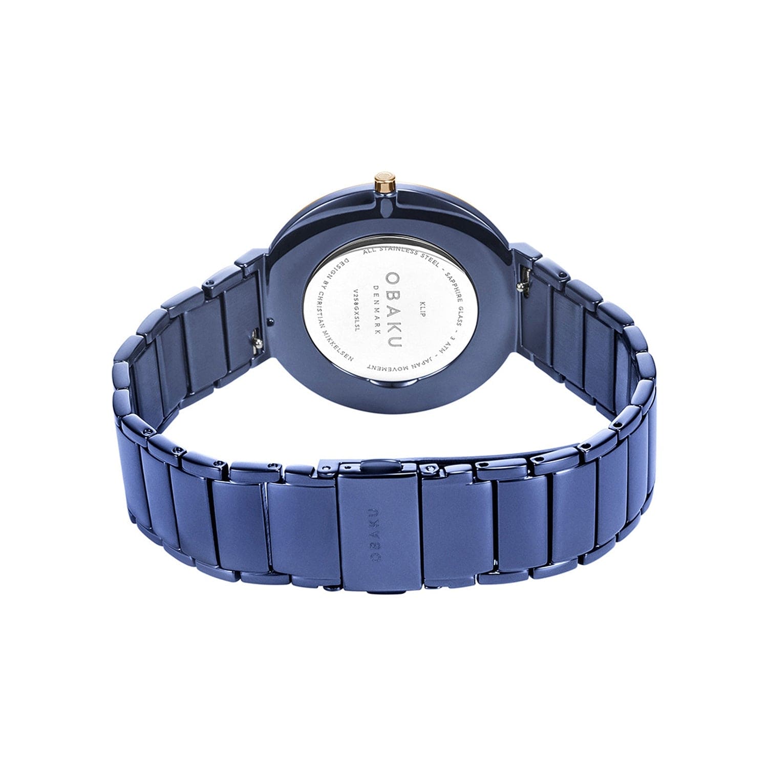 Obaku Klip Bahama Quartz Men's Watch -  V258GXSLSL