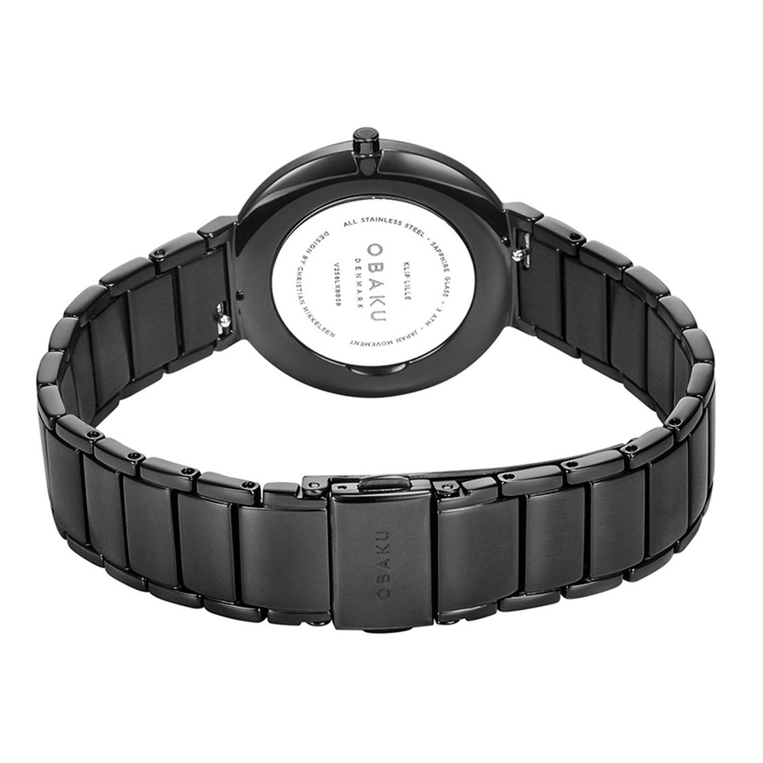 Obaku Klip Lillie Dark Quartz Women's Watch -  V258LXBBSB