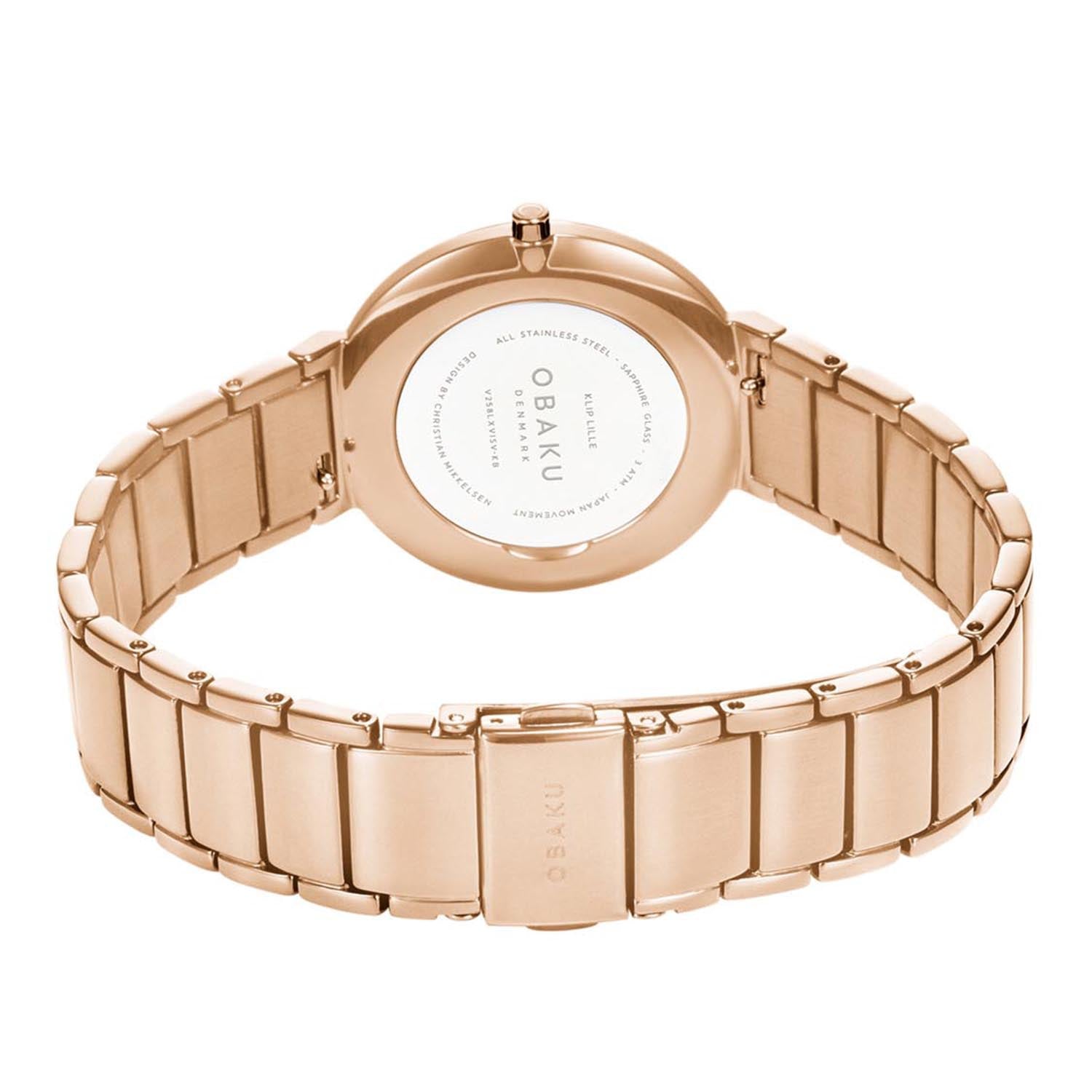 Obaku Klip Lillie Quartz Women's Watch - V258LXVISV-KB