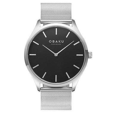 Obaku Tang Blacksteel Quartz Men's Watch -  V260GXCBSC