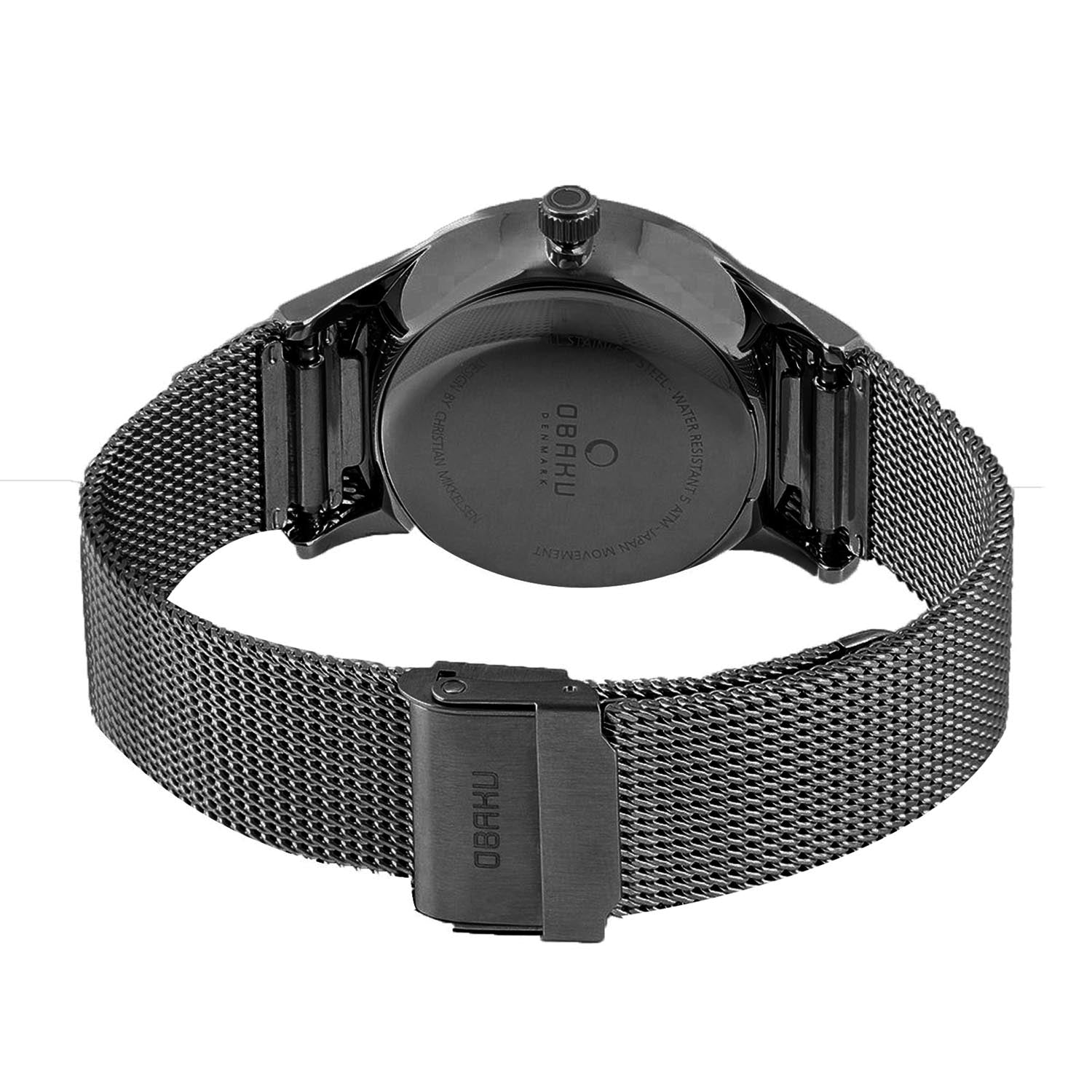 Obaku Tang Smokey Quartz Men's Watch -  V260GXUUMU