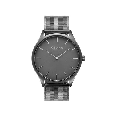 Obaku Tang Smokey Quartz Men's Watch -  V260GXUUMU