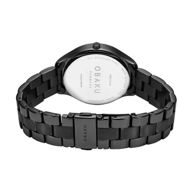 Obaku Tang Lille Dark Quartz Women's Watch -  V260LXBBSB