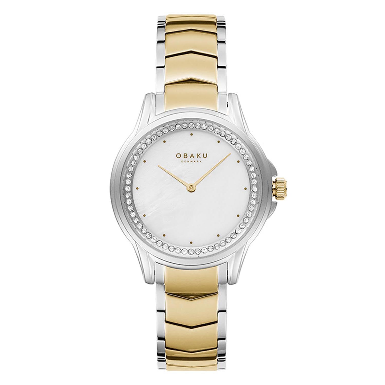 Obaku Jasmin Cream Quartz MOP Women's Watch - V261LECWSF