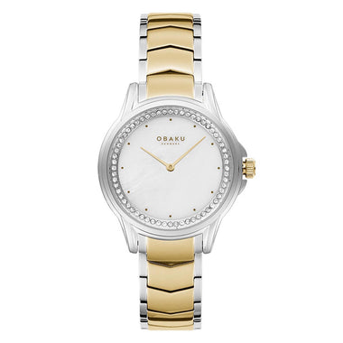 Obaku Jasmin Cream Quartz MOP Women's Watch - V261LECWSF