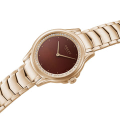 Obaku Jasmin Coffee Quartz Women's Watch -  V261LEVNSV