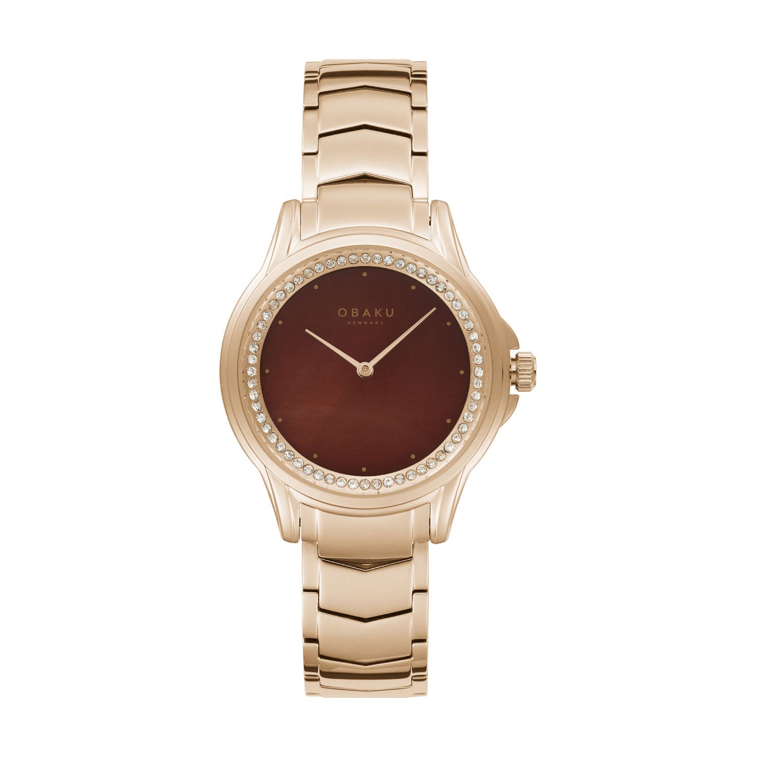 Obaku Jasmin Coffee Quartz Women's Watch -  V261LEVNSV