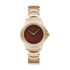 Obaku Jasmin Coffee Quartz Women's Watch -  V261LEVNSV