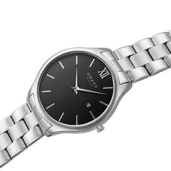 Obaku Vibe Blacksteel Quartz Men's Watch -  V266GDCBSC