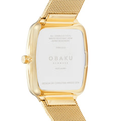 Obaku Tern Lille Gold Quartz Women's Watch -  V267LXGIMG