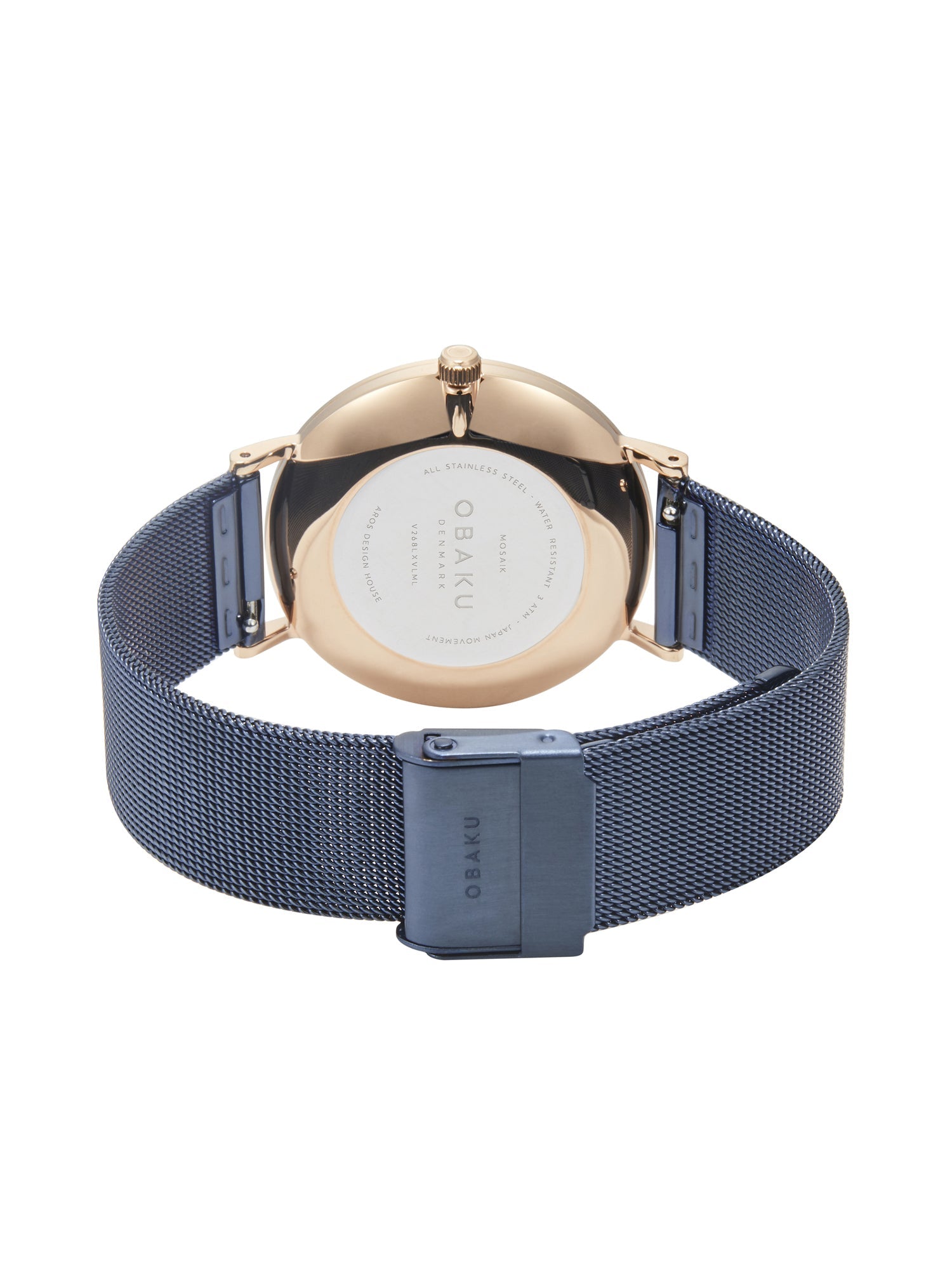 Obaku Mosaik Ocean Crystals Quartz Women's Watch -  V268LXVLML
