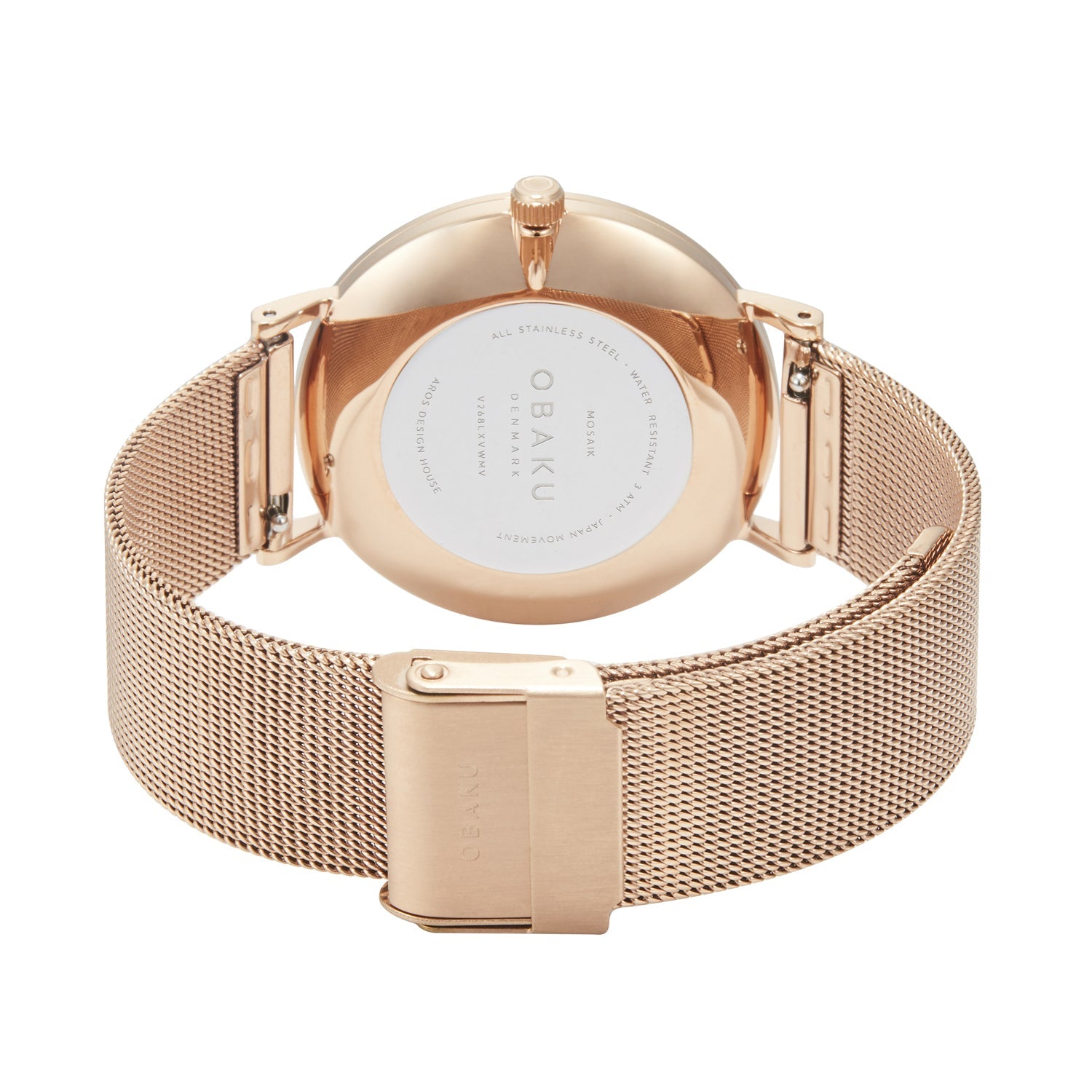 Obaku Mosaik Rose Quartz Women's Watch -  V268LXVWMV