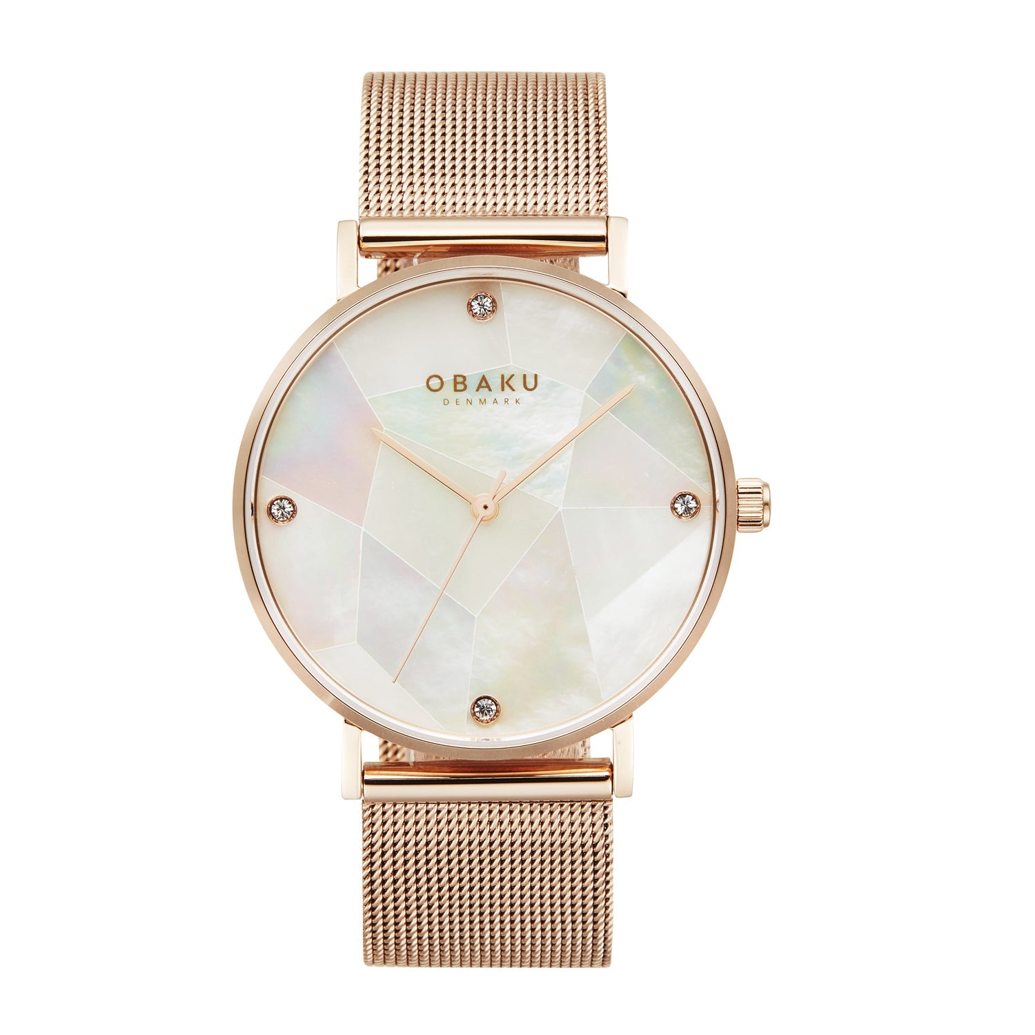 Obaku Mosaik Rose Quartz Women's Watch -  V268LXVWMV
