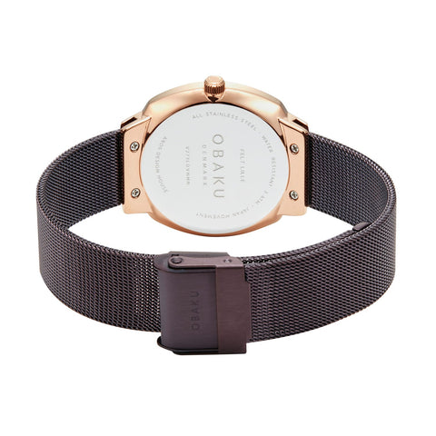 Obaku Felt Lille Quartz Women's Watch -  V273LDVNMN
