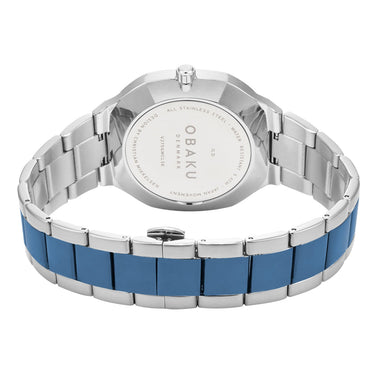 Obaku Ild Bluesteel Multifunction Men's Watch -  V275GMCLSK
