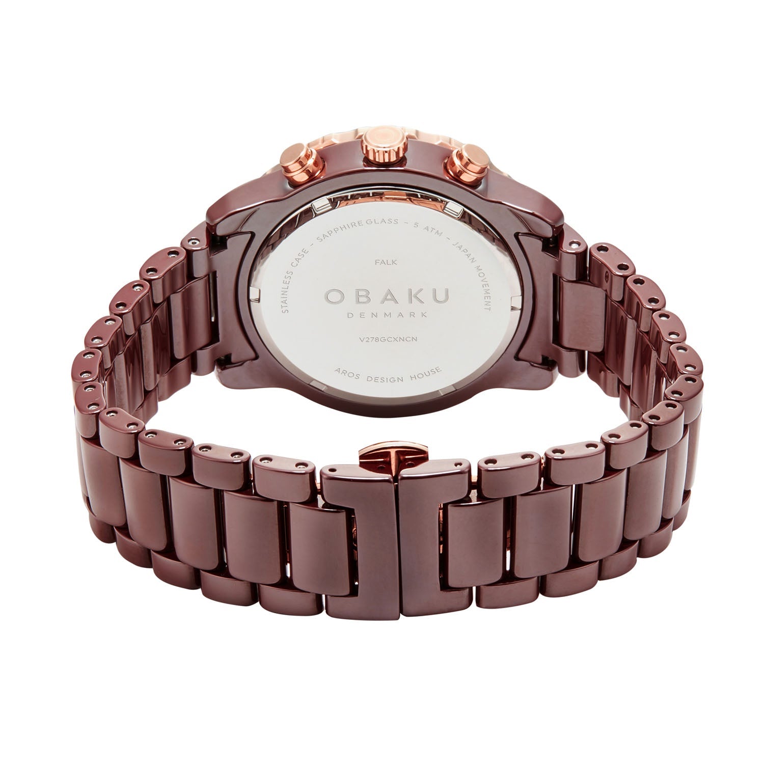 Obaku Falk Chronograph Men's Watch -  V278GCXNCN