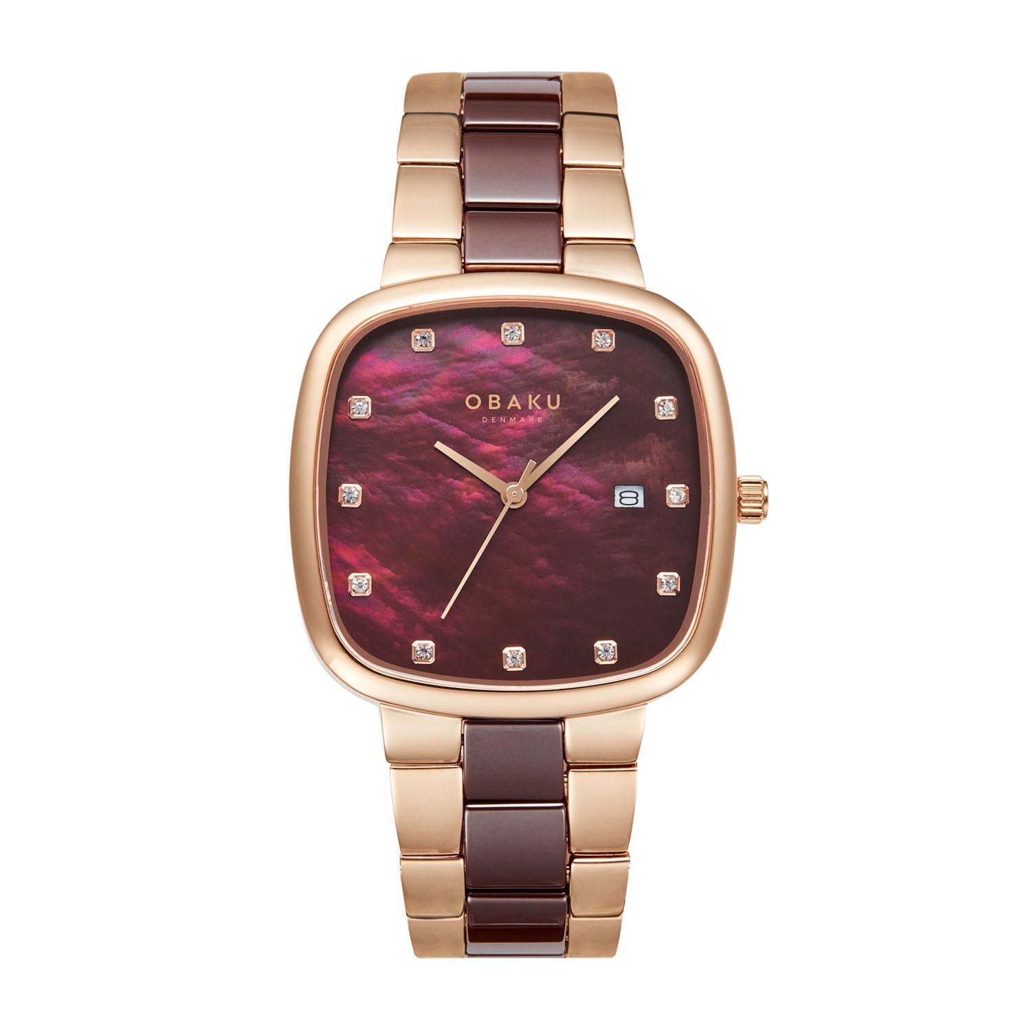 Obaku Imian Lille Crystal Quartz Women's Watch - V282LDVNCN