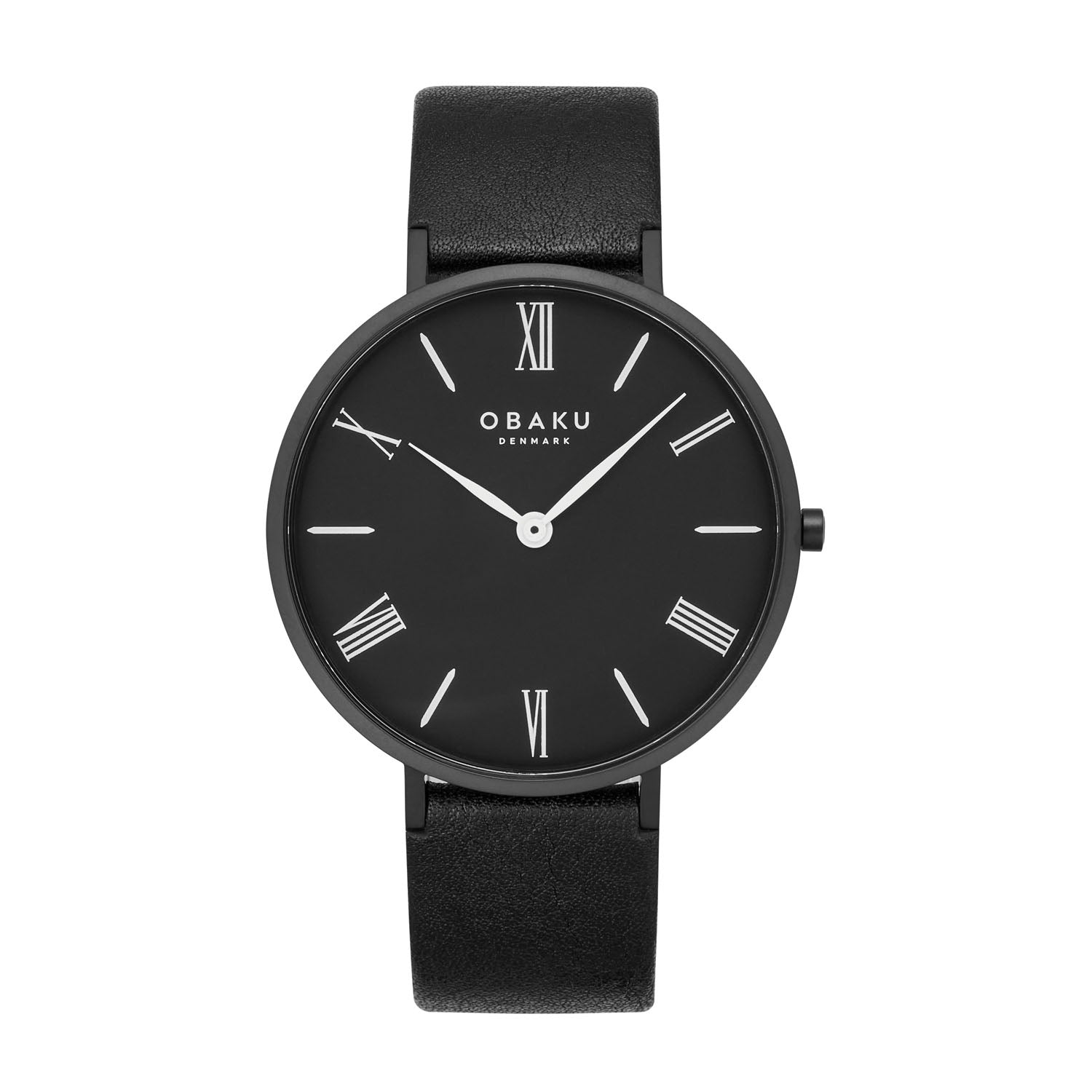 Obaku Folie Ebony Quartz Men's Watch -  V283GXBBRB