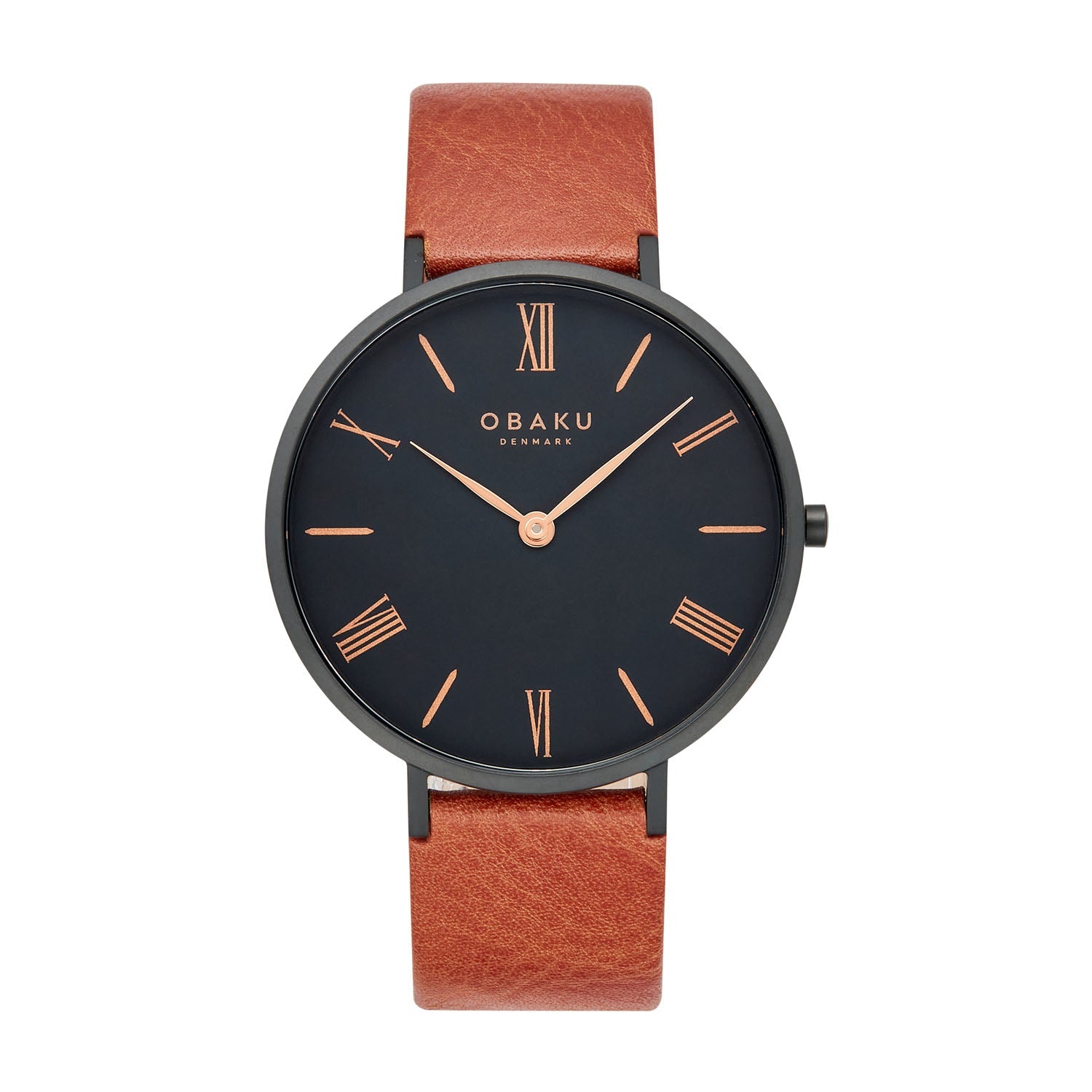 Obaku Folie Tan Quartz Men's Watch - V283GXBBRZ