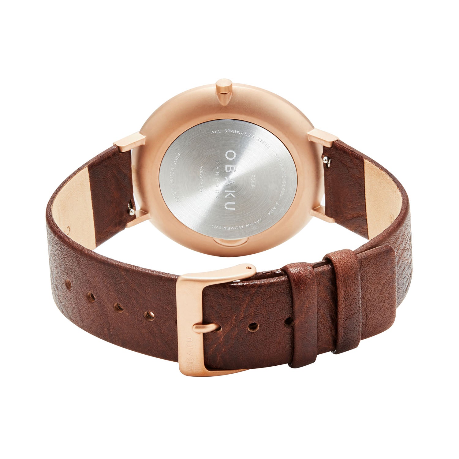 Obaku Folie Cedar Quartz Men's Watch -  V283GXVBRN